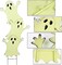 Halloween Yard Stake, 38.6" Glow in The Dark Metal Stacked Ghost with Green